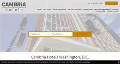 Desktop Screenshot of cambriadc.com